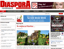 Tablet Screenshot of diasporaro.com